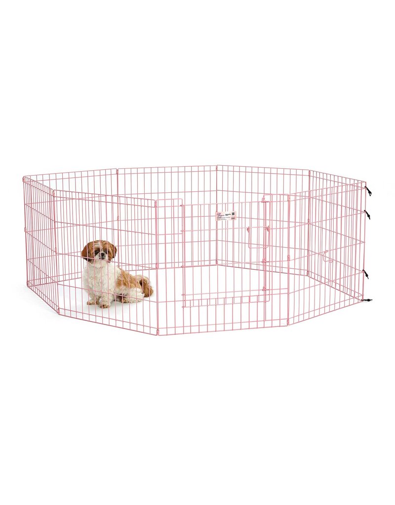 MidWest MidWest Life Stages Exercise Pen 24" Pink