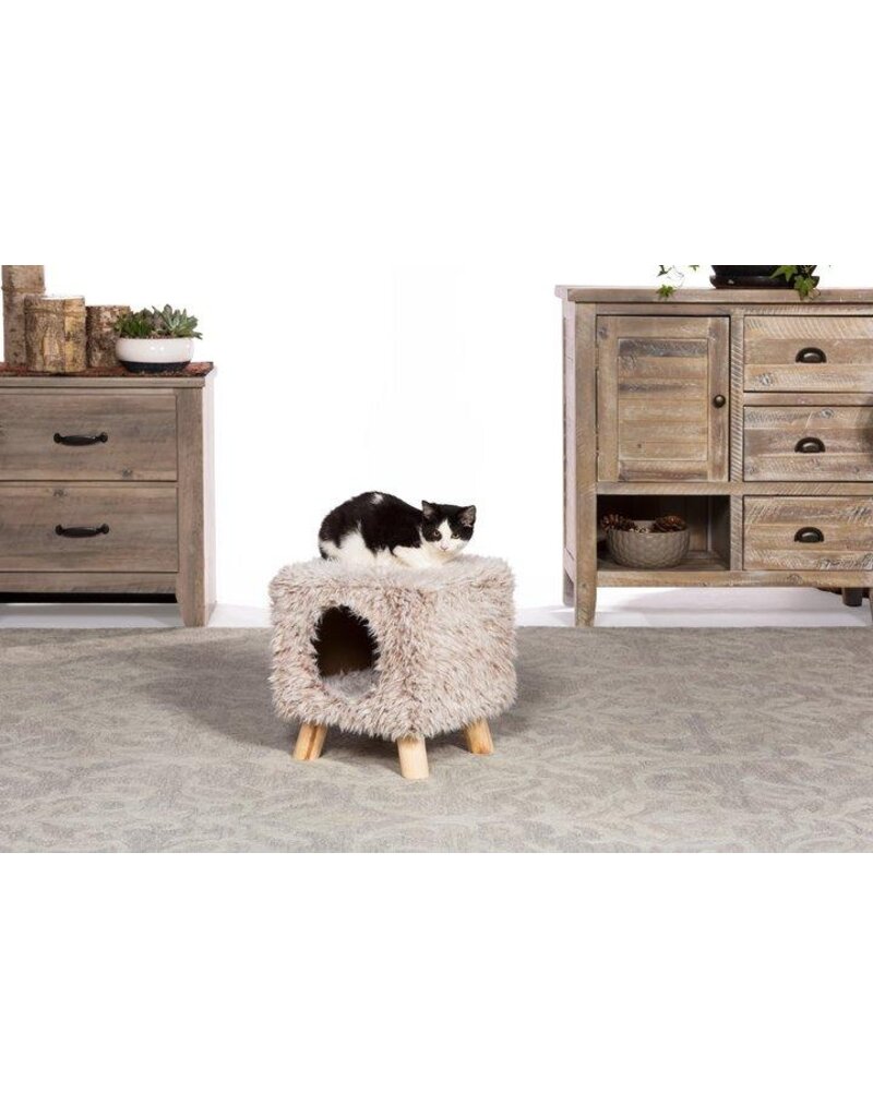 Prevue Pet Prevue Pet Products Cozy Cube Frost Tan Cat Furniture