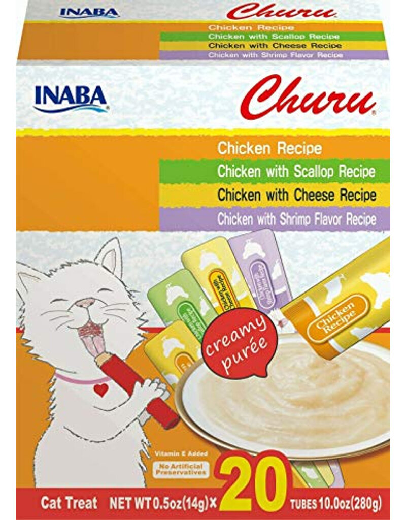 Inaba INABA Churu Chicken Puree Variety Pack Grain Free Cat Treat