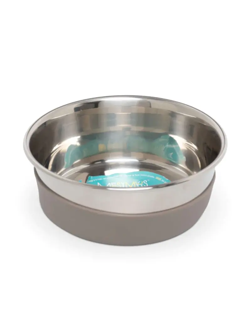 Messy Mutts Messy Mutts Stainless Steel Dog Bowl with Non-Slip Removable Silicone Base