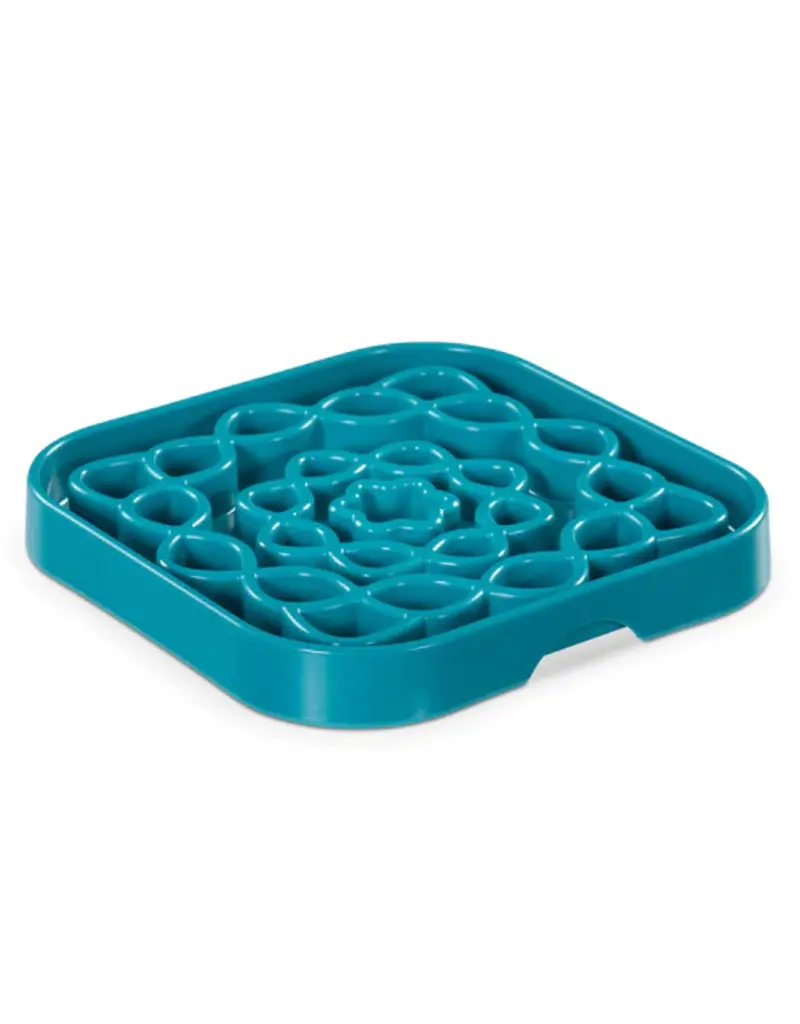 Messy Mutts Messy Mutts Interactive Square Dog/Cat Slow Feeder 2 cup