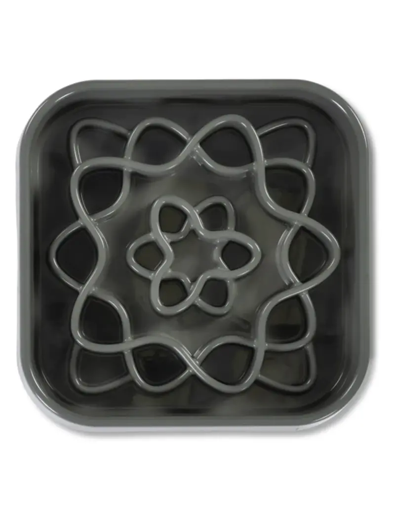 Messy Mutts Messy Mutts Interactive Square Dog Slow Feeder 8 cup