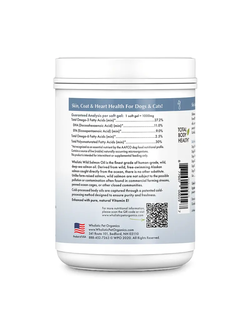 Wholistic Pet Organics Wholistic Pet Organics Wild Salmon Oil