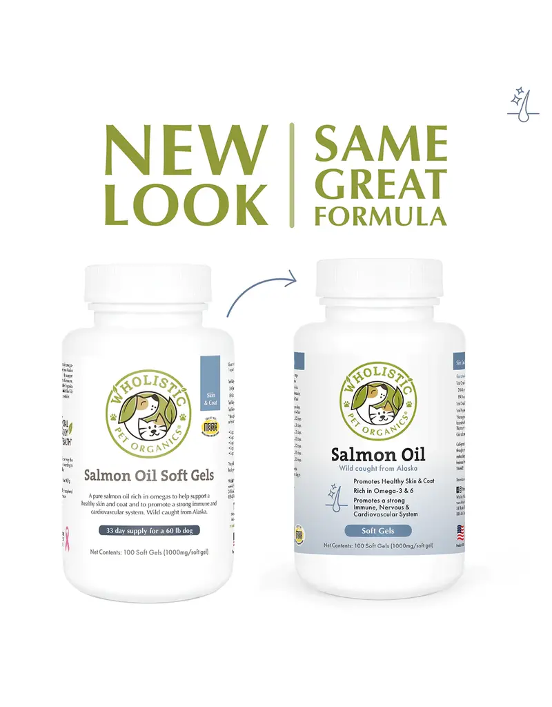 Wholistic Pet Organics Wholistic Pet Organics Wild Salmon Oil