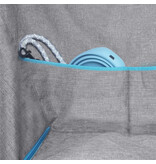 Kurgo Kurgo Heather Half Hammock Car Seat Protector Heather Grey