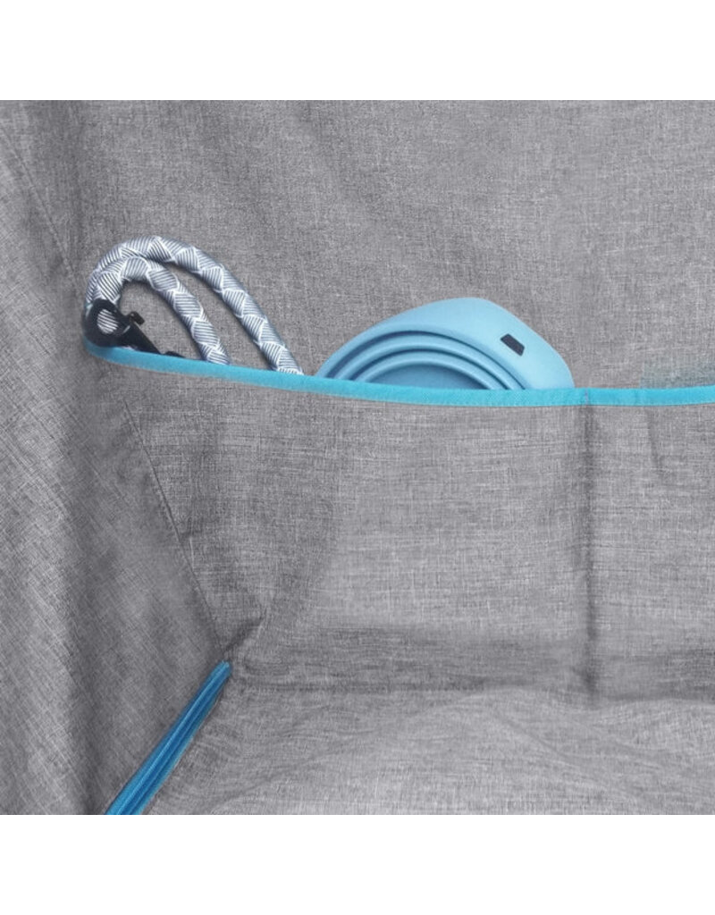 Kurgo Kurgo Heather Half Hammock Car Seat Protector Heather Grey