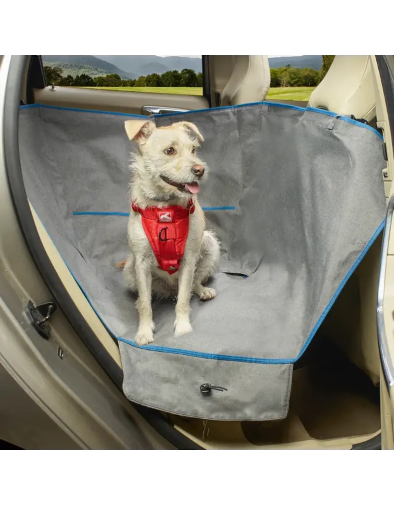 Kurgo Kurgo Heather Half Hammock Car Seat Protector Heather Grey