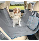 Kurgo Kurgo Heather Hammock Car Seat Protector Gray Blue