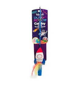 Fab Dog Fab Cat Outer Space Teaser Wand Asst