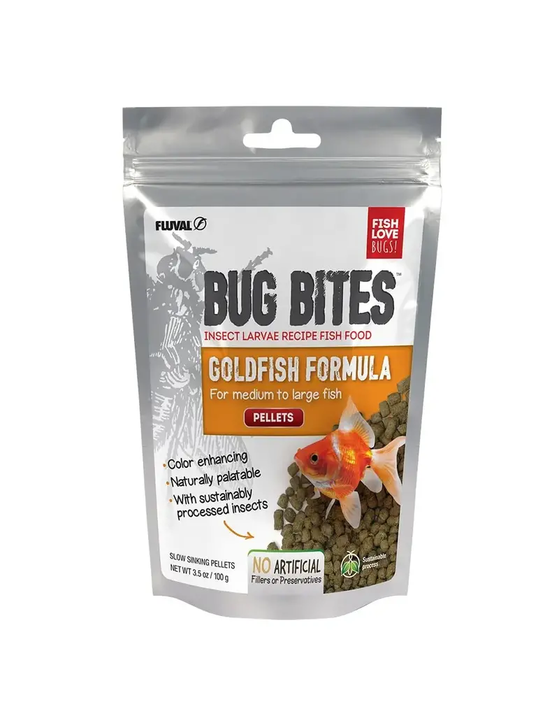 Fluval Fluval Bug Bites Goldfish Pellets 3.5 oz