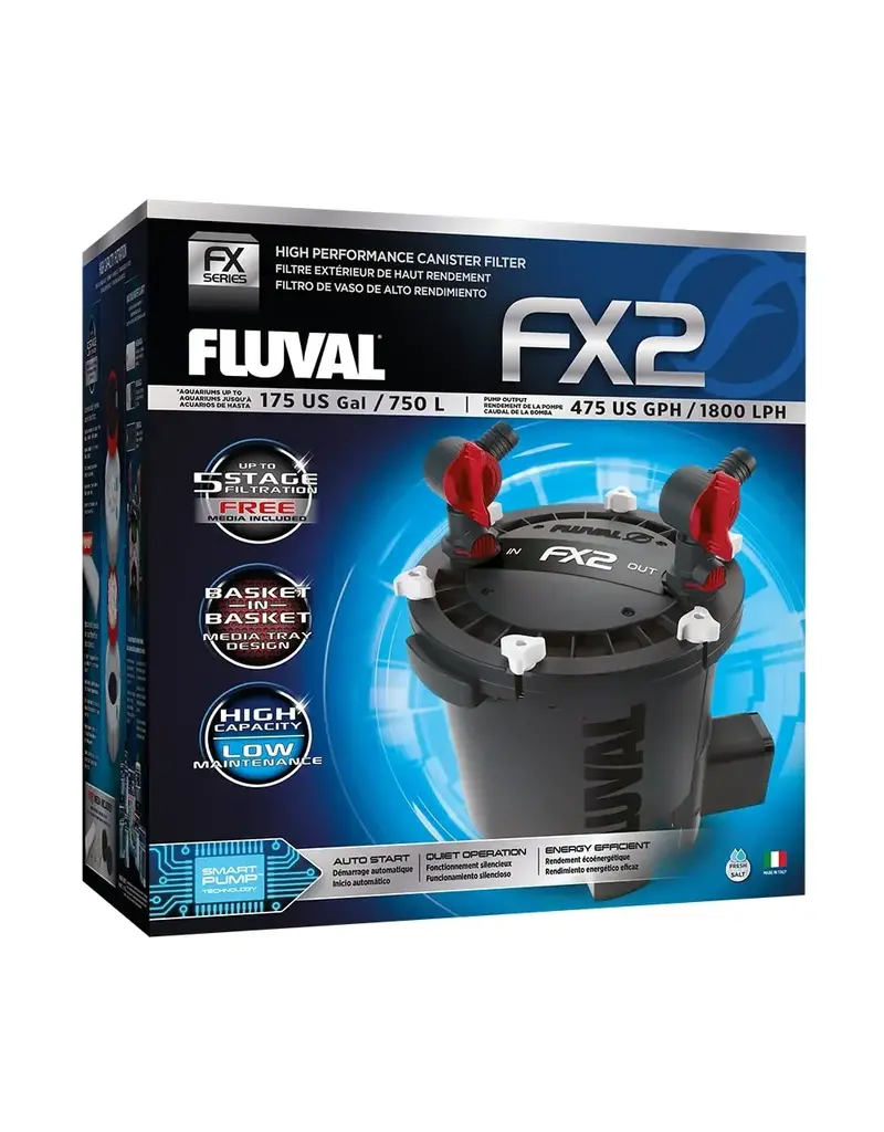 Fluval Fluval FX2 Canister Filter, up to 175 Gal