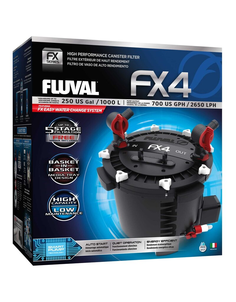 Fluval Fluval FX4 Canister Filter, up to 250 Gal