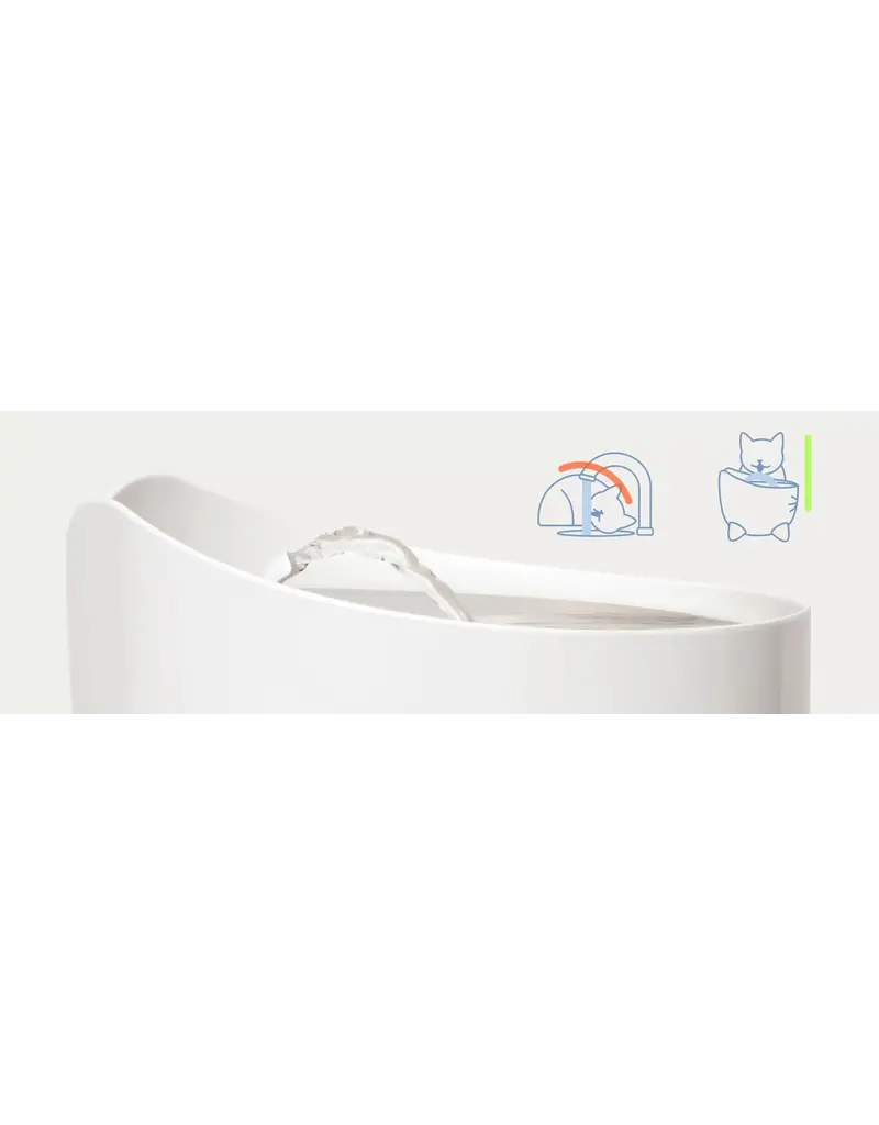 Catit Catit Pixi Stainless Steel Drinking Fountain White