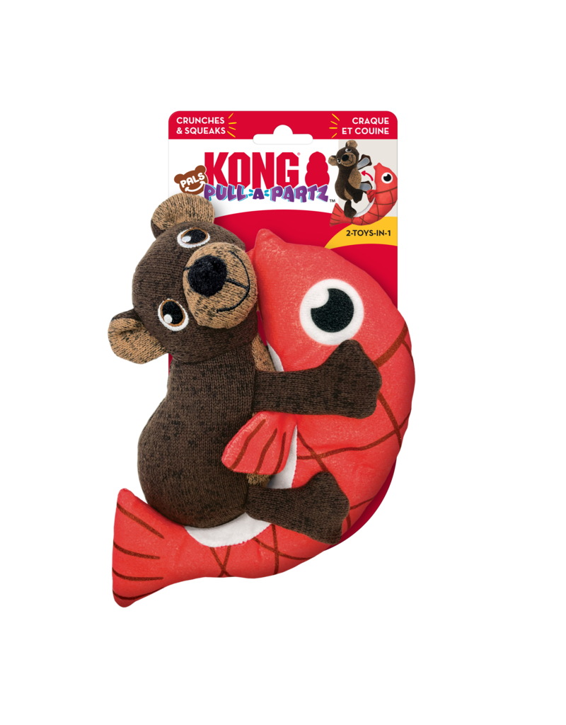 Kong Company Kong Pals Bear Brown Dog Toy Medium