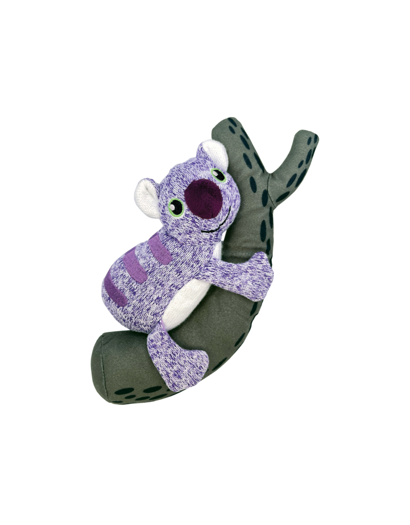 Kong Company Kong Pals Koala Dog Toy Purple Sm