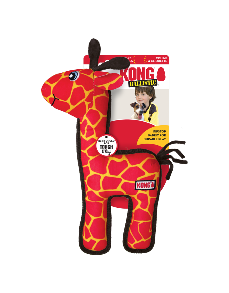 Kong Company Kong Ballistic Giraffe Dog Toy