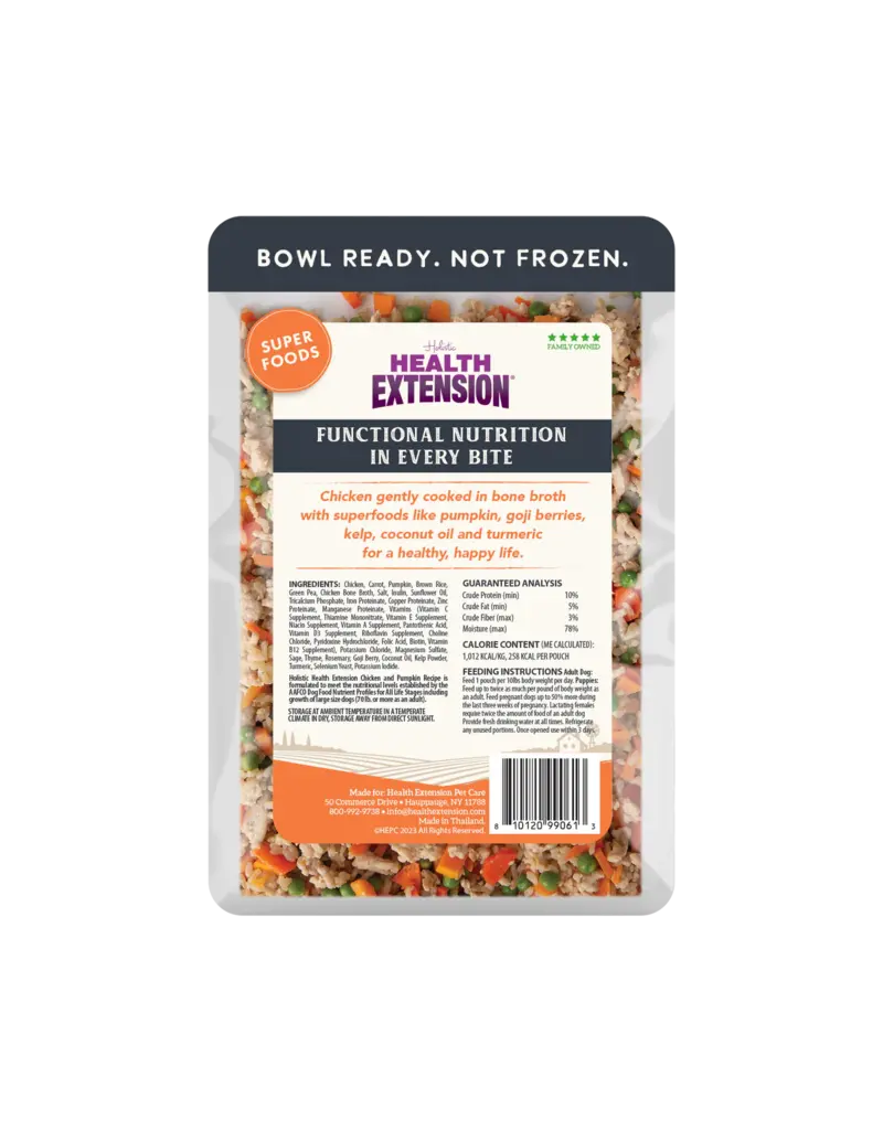 Health Extension Health Extension Gently Cooked Chicken and Pumpkin Recipe Dog Food