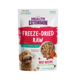 Health Extension Health Extension SuperBites Freeze-Dried Raw Mixer Topper Treat Beef 3.5 Oz