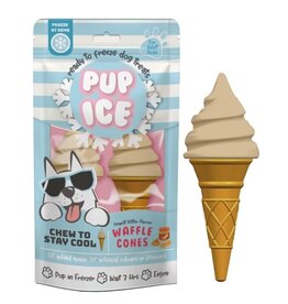 Ethical Pet Pup Ice Waffle Cone Vanilla Peanut Butter 2 Pk