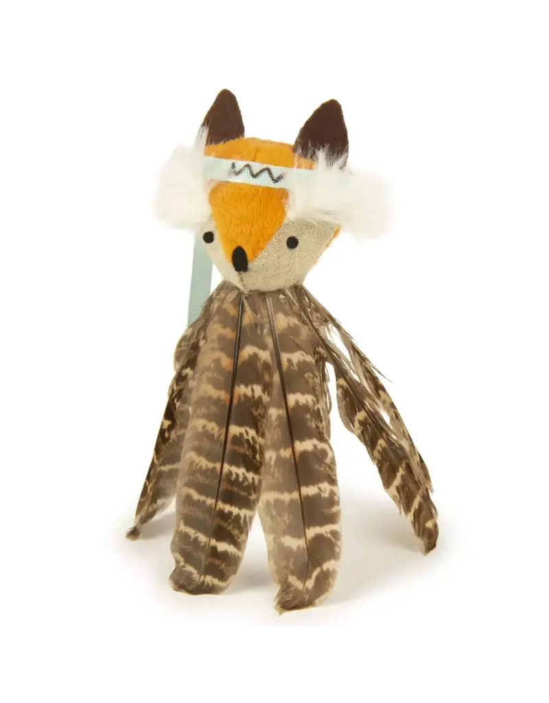 Smartykat SmartyKat Toss-A-Fox Feather Toss & Chase Cat Toy