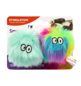 Smartykat SmartyKat Fuzzy Friends Catnip Ball Cat Toy