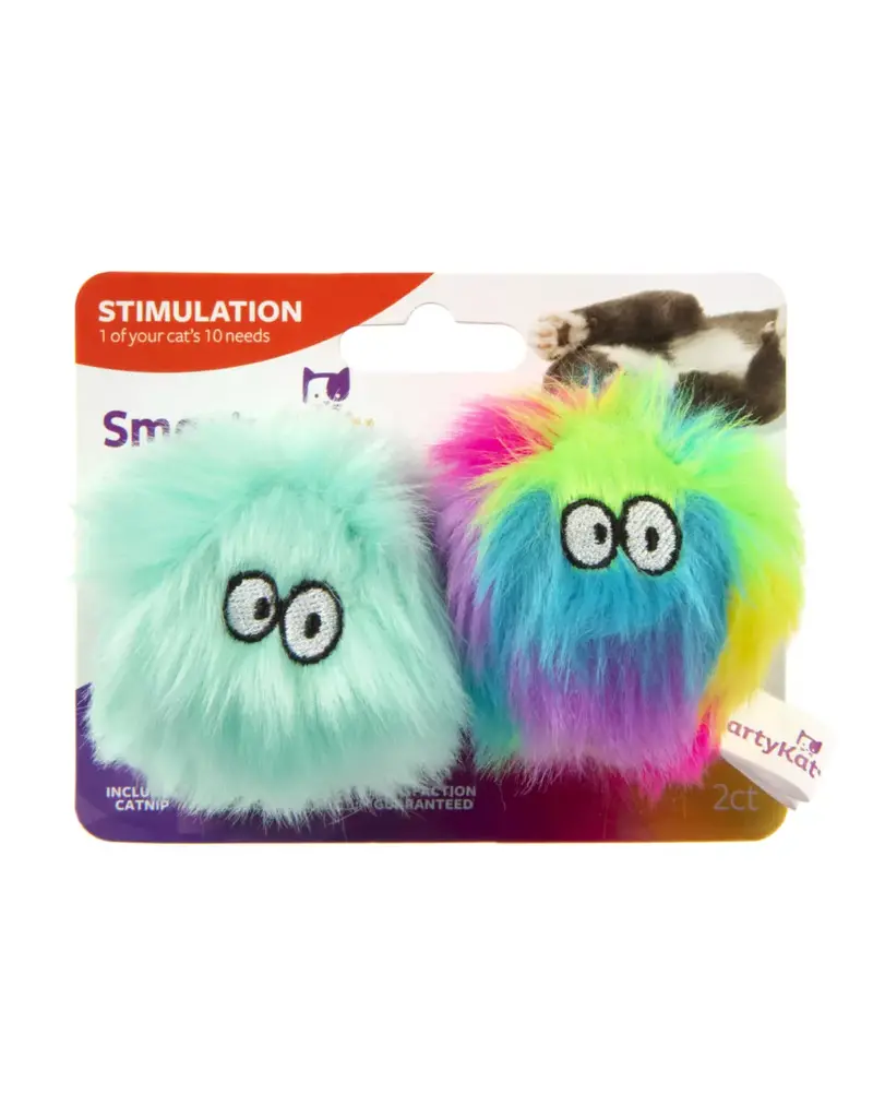 Smartykat SmartyKat Fuzzy Friends Catnip Ball Cat Toy