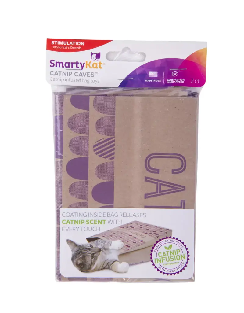 Smartykat SmartyKat Caves Catnip Infused Bag Cat Toy
