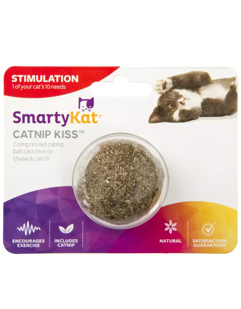 Smartykat SmartyKat Kiss Compressed Catnip Ball CatToy