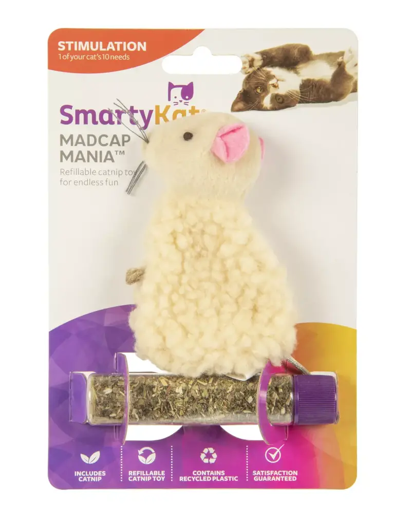 Smartykat SmartyKat Madcap Mania Mouse Catnip Cat Toy