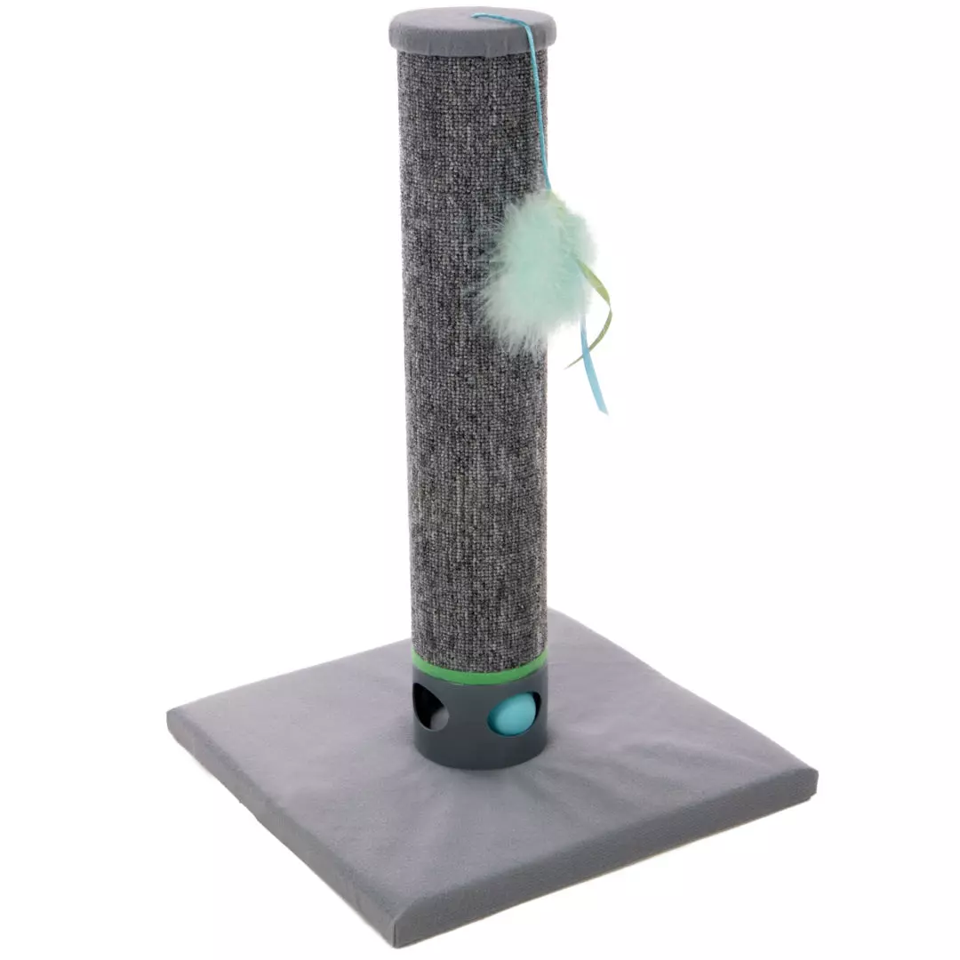 SmartyKat Playful Post Carpet Cat Scratcher Post Noah's Ark - Main Image