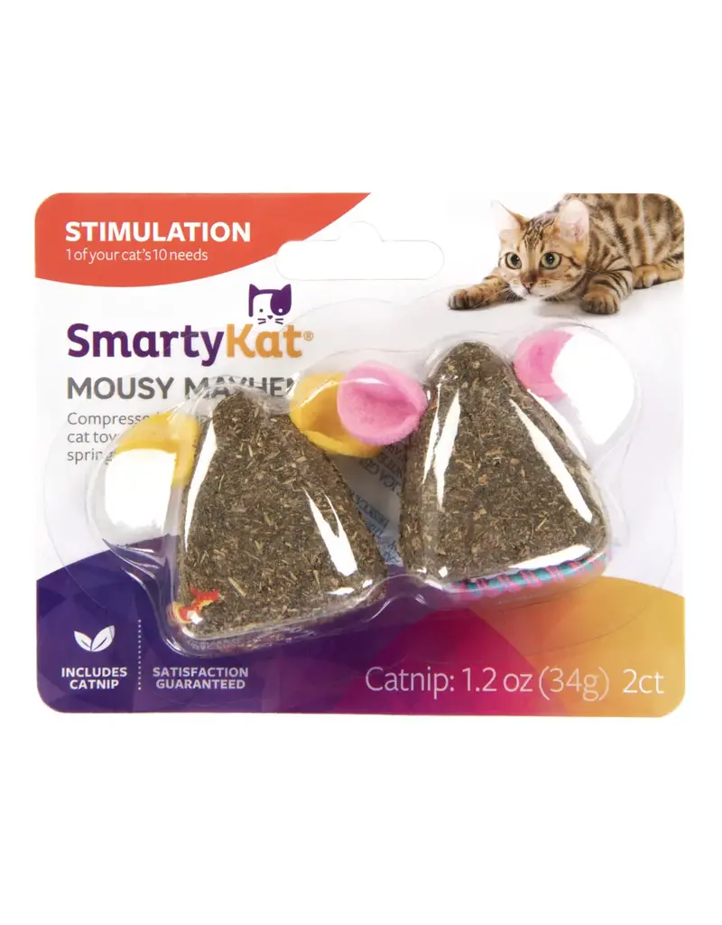 Smartykat SmartyKat Mousy Mayhem Compressed Mice Cat Toy