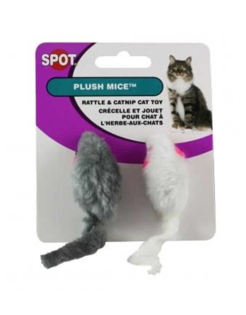 Ethical Pet Ethical Pet Plush Mice Cat Toy 2-pack