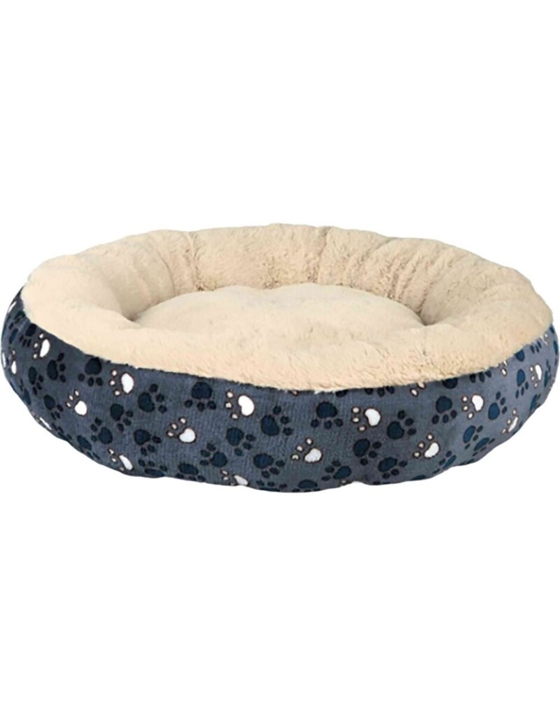Ethical Pet Sleep Zone Paws Round Bed  20 In