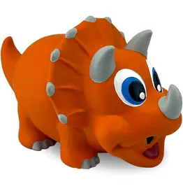 Petsport Natureflex Triceratops Latex Dog Toy