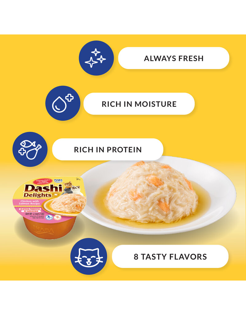 Inaba Inaba Dashi Delights Topper Flakes in Broth Variety Pack Chicken 12x2.5 Oz