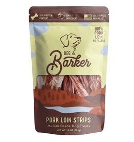 Beg & Barker Beg & Barker Strips Pork Loin Dog Treats 4 Oz