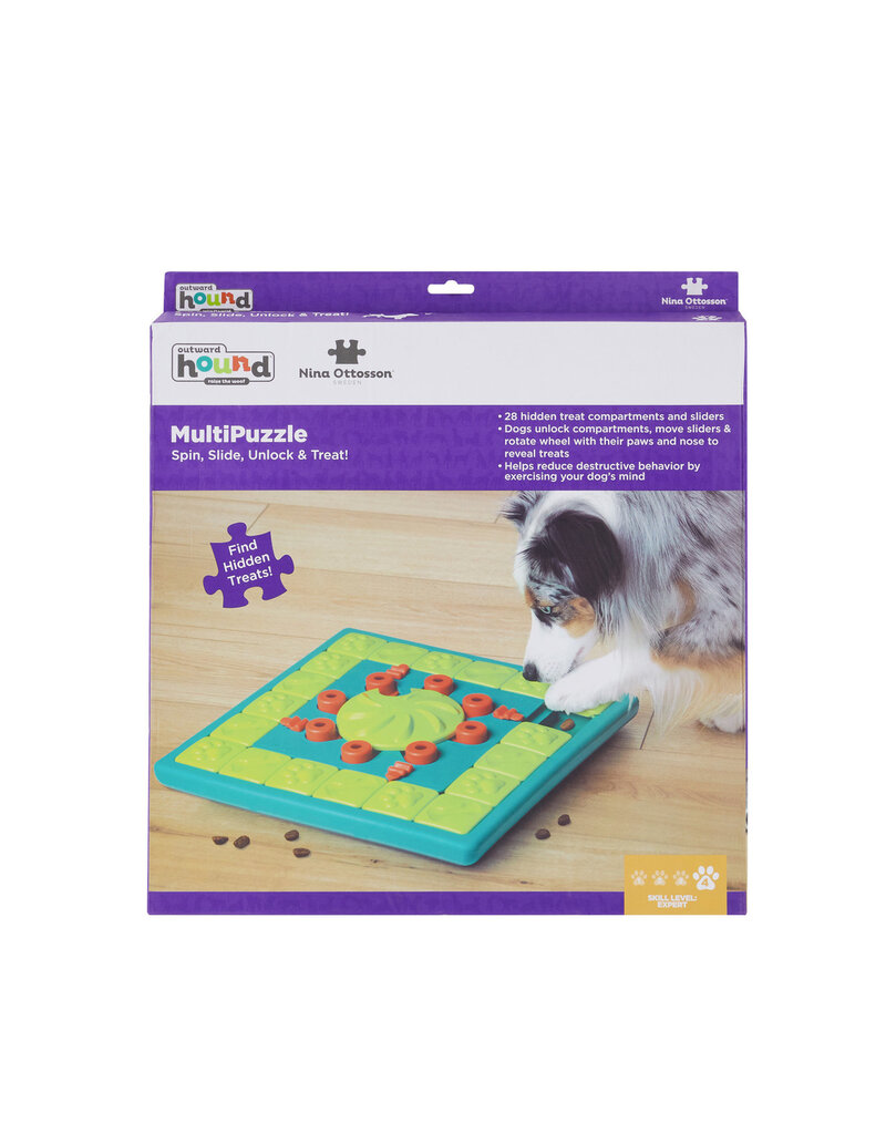 Outward Hound Outward Hound MultiPuzzle Interactive Dog Treat Puzzle Toy
