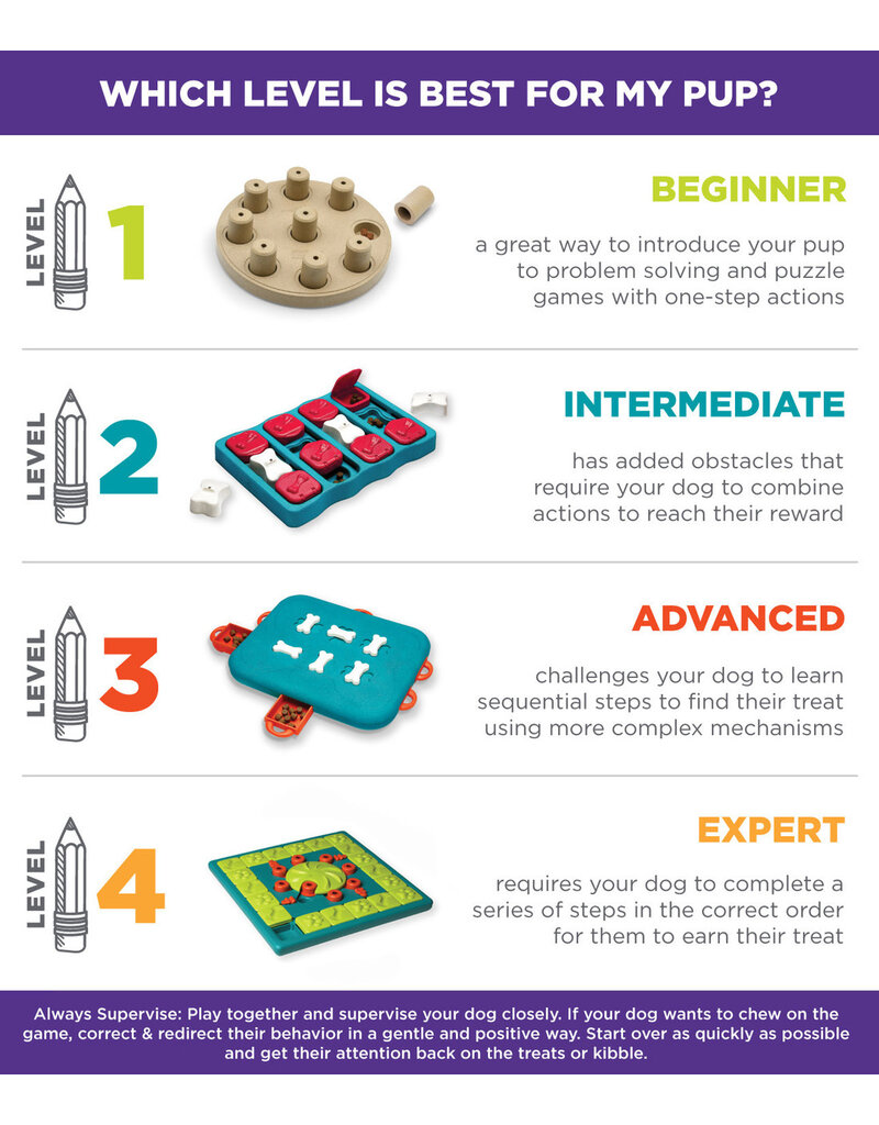 Outward Hound Outward Hound MultiPuzzle Interactive Dog Treat Puzzle Toy