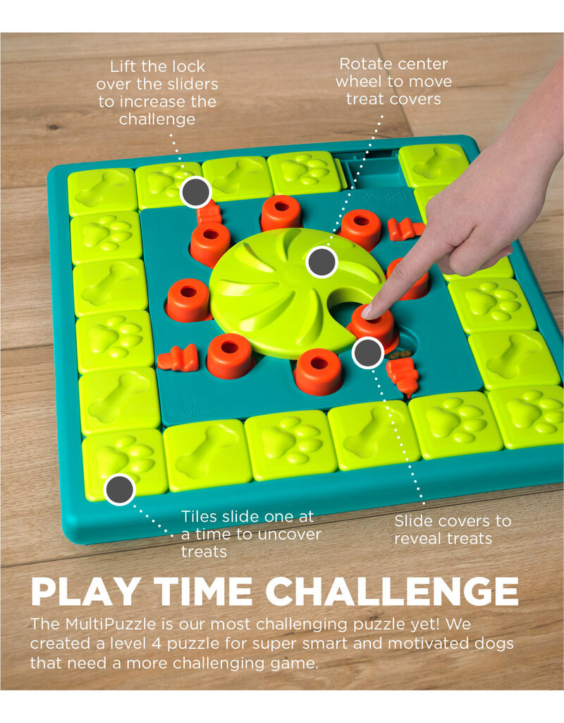 Outward Hound Outward Hound MultiPuzzle Interactive Dog Treat Puzzle Toy