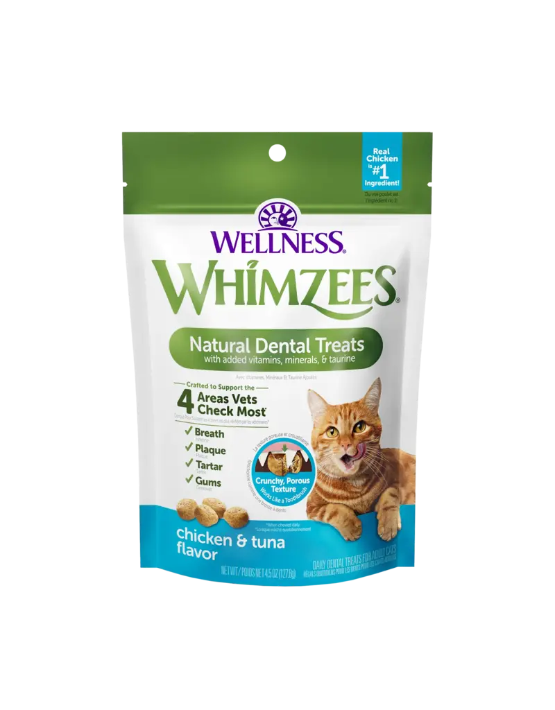 Whimzees Whimzees Cat Dental Treat Chicken/Tuna 2 Oz