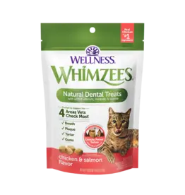 Whimzees Whimzees Cat Dental Treat Chicken/Salmon 2 Oz