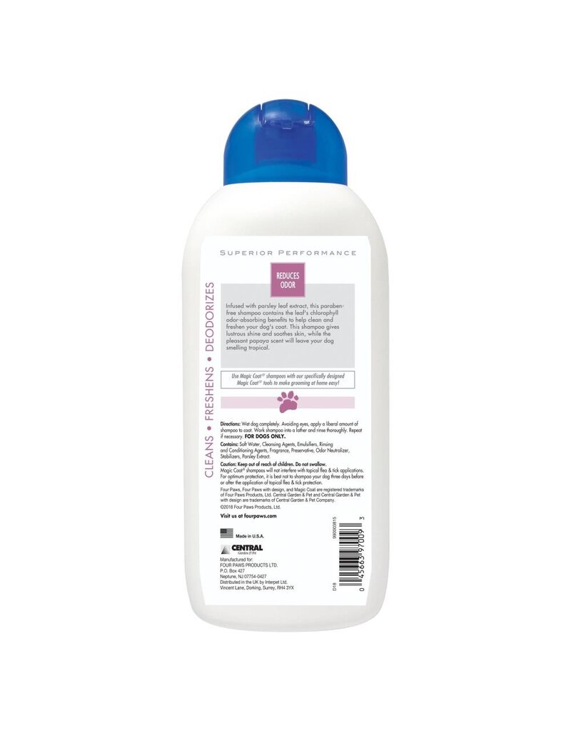 Four Paws Magic Coat Odor Reducing Shampoo 16 Oz
