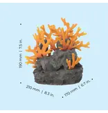 Oase Biorb Lava Rock with Fire Coral Sculpture