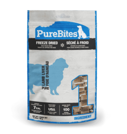 PUREBITES Purebites Freeze Dried Dog Treats Lamb Liver 3.35 Oz