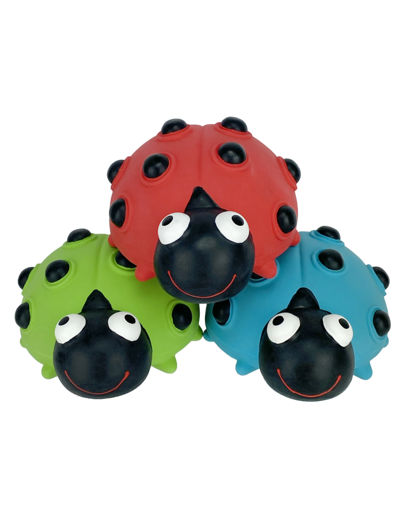 Multipet Inc Multipet Look Who's Poppin Ladybug Dog Toy Small