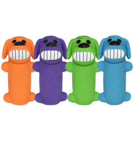 Multipet Inc Multipet Minipet Loofa Dog Latex Dog Toy Asst 5 In