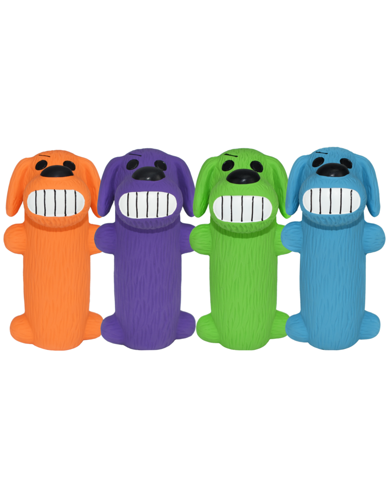 Multipet Inc Multipet Minipet Loofa Dog Latex Dog Toy Asst 5 In
