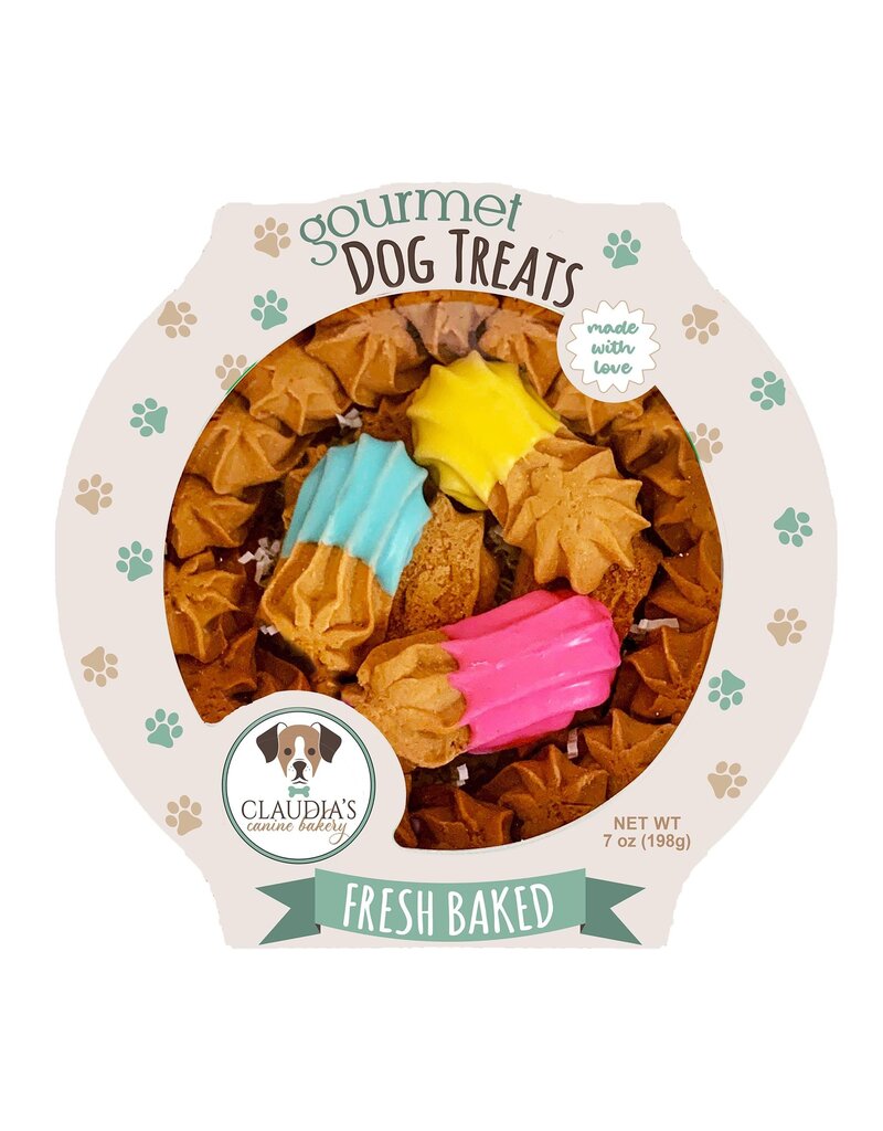 Claudia's Canine Bakery Claudia's Peanut Butter Goobers Pastel Dog Treat 11 Oz