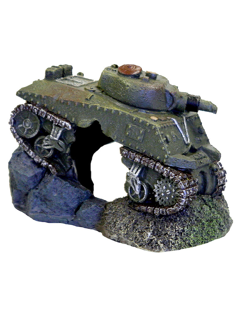 Marina Marina Ornament, Army Tank w/Cave