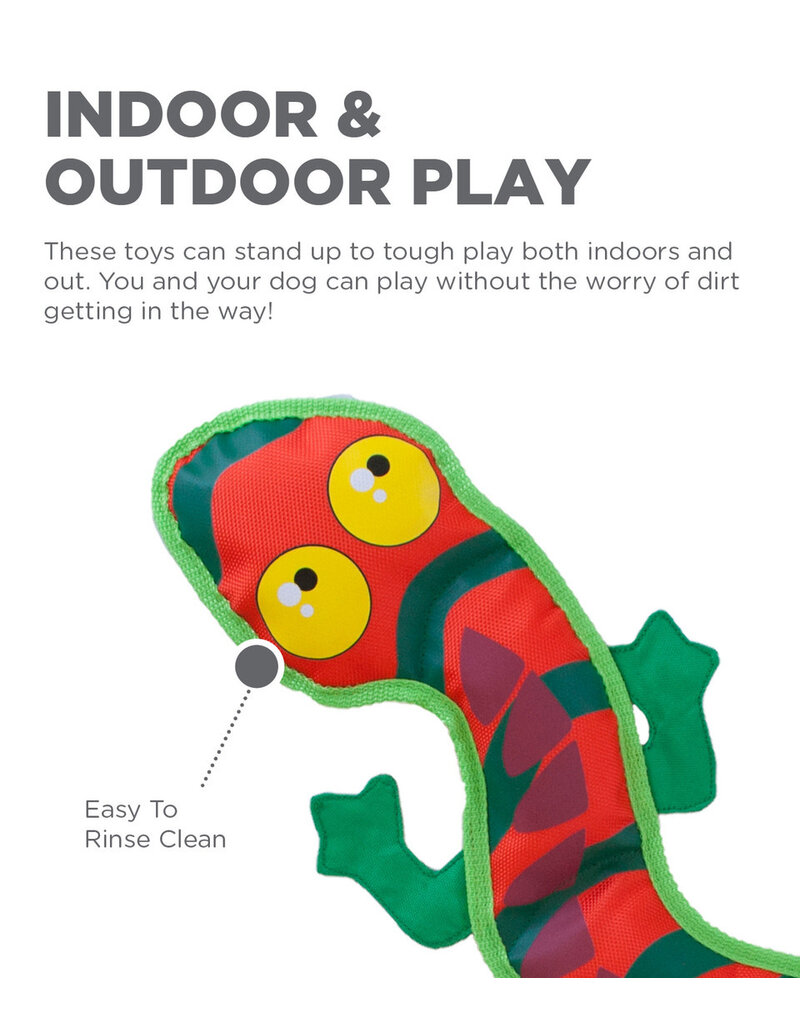 Outward Hound Outward Hound Fire Biterz Gecko Dog Toy